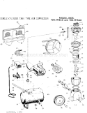 Page A Diagram and Parts List for 106171540  Craftsman Compressor