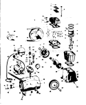 Page A Diagram and Parts List for 106174840  Craftsman Compressor