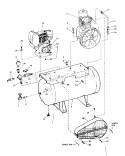 Page B Diagram and Parts List for 106175180  Craftsman Compressor