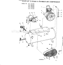 Page B Diagram and Parts List for 106175350  Craftsman Compressor
