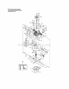 Page F Diagram and Parts List for 107250050  Craftsman Lawn Tractor
