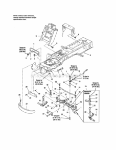 Page I Diagram and Parts List for 107250050  Craftsman Lawn Tractor