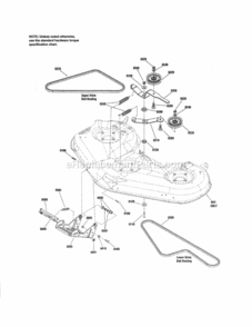 Page N Diagram and Parts List for 107250060  Craftsman Lawn Tractor