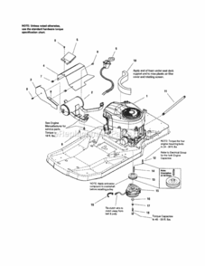 Page C Diagram and Parts List for 107277720  Craftsman Lawn Tractor