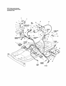 Page F Diagram and Parts List for 107277720  Craftsman Lawn Tractor