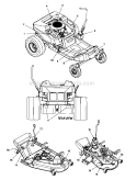 Decals Diagram and Parts List for 10727772  Craftsman Lawn Mower