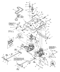 Carrier_And_Transmission Diagram and Parts List for 107277740  Craftsman Lawn Mower