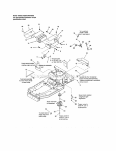 Page B Diagram and Parts List for 107277860  Craftsman Lawn Tractor