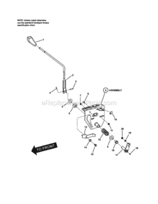 Page C Diagram and Parts List for 107280340  Craftsman Lawn Tractor