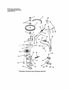 Part Location Diagram of 7046677YP Murray 