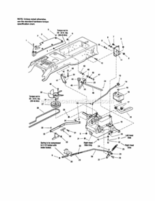 Page D Diagram and Parts List for 107289850  Craftsman Lawn Tractor