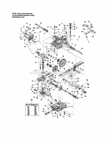 Page E Diagram and Parts List for 107289850  Craftsman Lawn Tractor