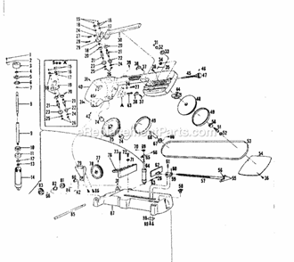 Unit Diagram and Parts List for 10822920  Craftsman Reciprocating Saw