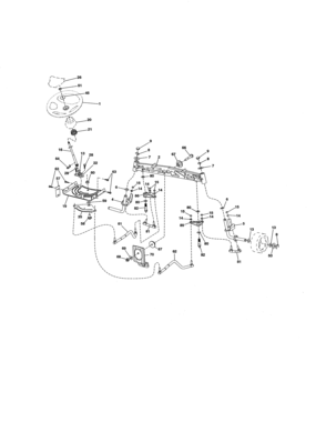 Part Location Diagram of 420537 Craftsman Steering Support