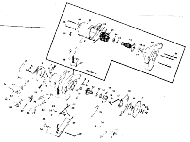 Part Location Diagram of 2-612466-01 Craftsman Brush tube