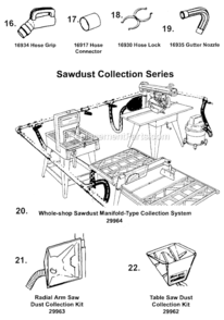 Page C Diagram and Parts List for 113170330  Craftsman Utility Vacuum