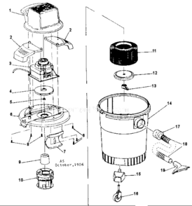 Part Location Diagram of 73354 Generac Air Cleaner Strap