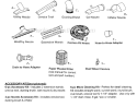 Misc Accessories Diagram and Parts List for 113179130  Craftsman Utility Vacuum