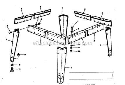 Part Location Diagram of STD623106 Craftsman Screw 5Pk