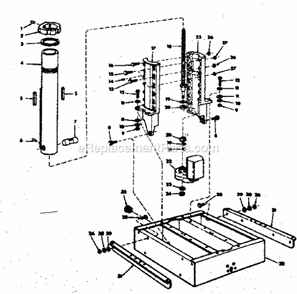 Part Location Diagram of 60329 Craftsman Screw