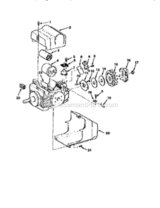 Page G Diagram and Parts List for 113196120  Craftsman Chop Saw