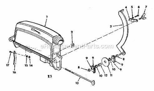 Guard Assembly Diagram and Parts List for 113197070  Craftsman Chop Saw