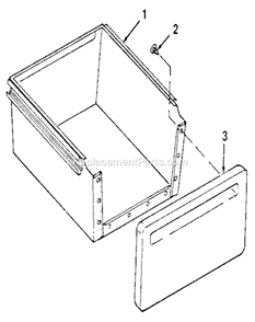 Figure 10 - Drawer Assemb... Diagram and Parts List for 113197511  Craftsman Chop Saw