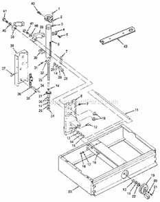 Figure 2 - Base And Colum... Diagram and Parts List for 113197511  Craftsman Chop Saw
