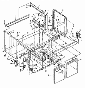 Page H Diagram and Parts List for 11319751  Craftsman Chop Saw