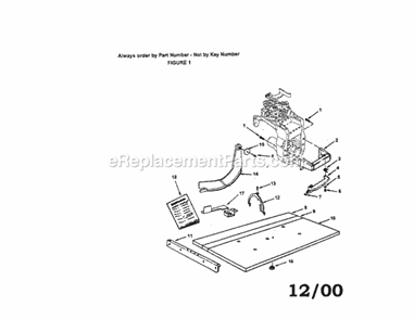 Guard Kit 509398/99 Table... Diagram and Parts List for 113197610  Craftsman Chop Saw