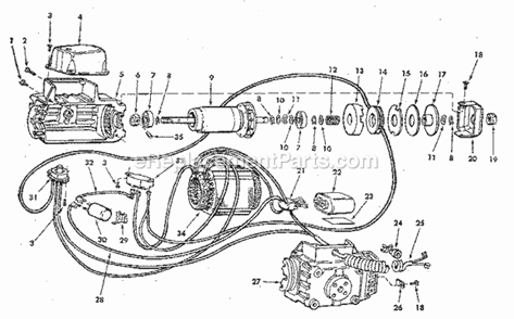 Part Location Diagram of 63137 Ridgid Clutch Washer