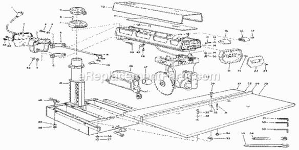 Part Location Diagram of 1110MPF Craftsman Screw