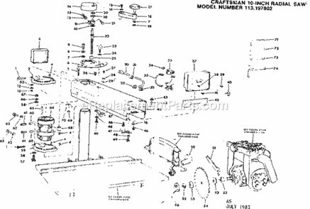 Part Location Diagram of STD588037 Craftsman Ring 5Pk