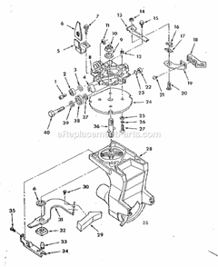 Page D Diagram and Parts List for 113198310  Craftsman Chop Saw