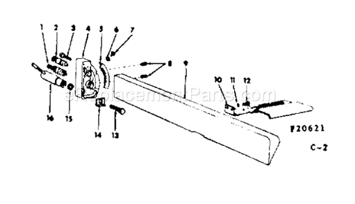 Part Location Diagram of 21440 Craftsman Plunger Asm