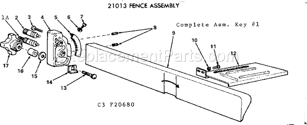 Part Location Diagram of 62331 Craftsman Knob
