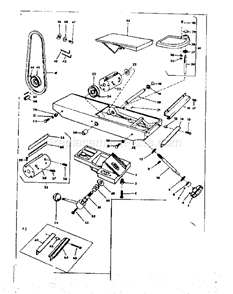 Unit Diagram and Parts List for 11321841  Craftsman Planer Jointer