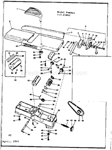 Part Location Diagram of STD304300 Craftsman Belt