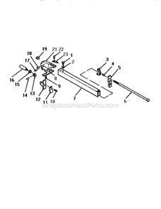 Part Location Diagram of 823190 Craftsman Frt Spring
