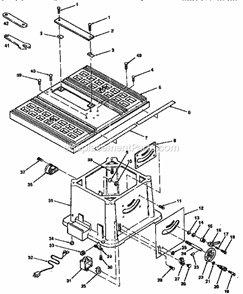Part Location Diagram of 825803 Craftsman Label, Trim Panel