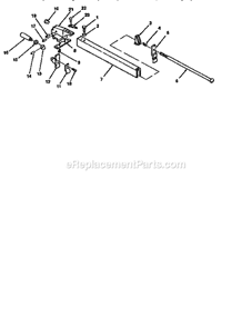 Figure 5 Diagram and Parts List for 113221741  Craftsman Table Saw