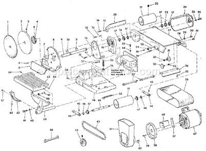 Part Location Diagram of DP28014 Craftsman Belt 1Pk
