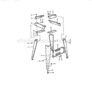 Repair Parts Diagram and Parts List for 113225941  Craftsman Belt or Drum Sander