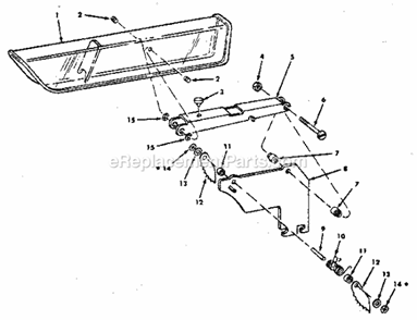 Page F Diagram and Parts List for 113226680  Craftsman Table Saw