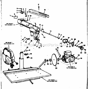Part Location Diagram of 37861 Tecumseh Blower Housing Baffle Incl. 325