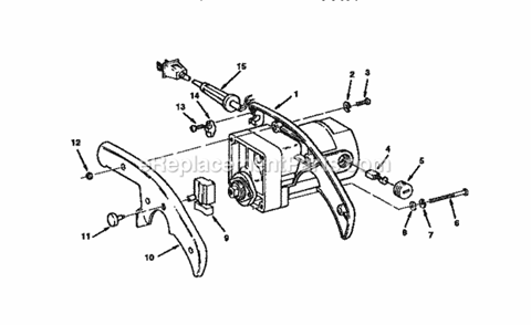 Page C Diagram and Parts List for 113234580  Craftsman Miter Saw