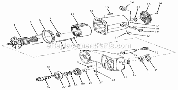 Part Location Diagram of 816741 Ryobi IN BEARING CM CLEAR 6002ZZ