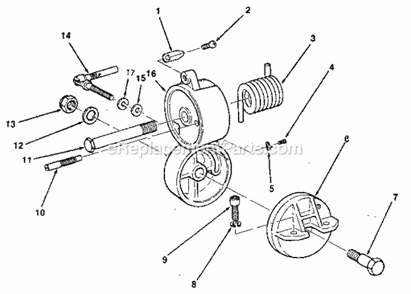 Figure 3-Pivot Assembly Diagram and Parts List for 113234610  Craftsman Miter Saw