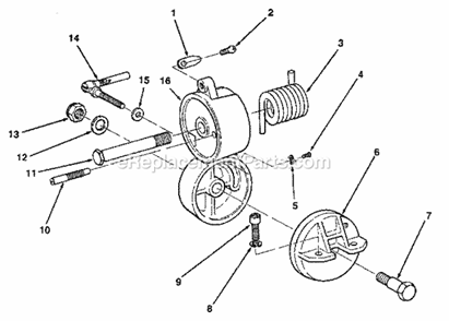 Page C Diagram and Parts List for 113234620  Craftsman Miter Saw