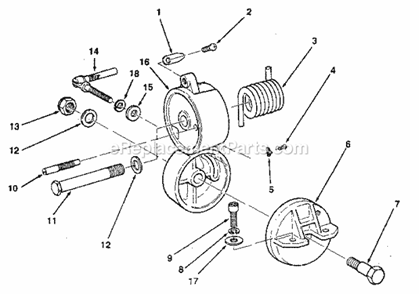 Page C Diagram and Parts List for 113234650  Craftsman Miter Saw